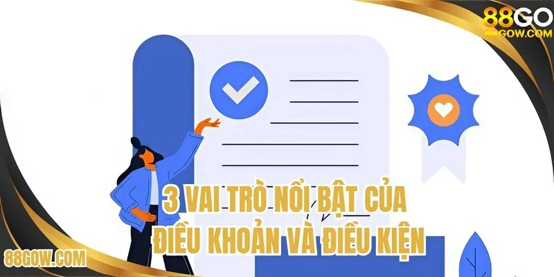 3 vai trò nổi bật của điều khoản và điều kiện